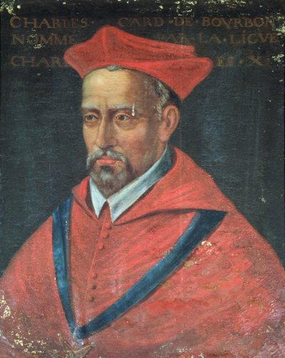 Porträt von Kardinal Charles de Bourbon (1523-90) 1617-38 von French School