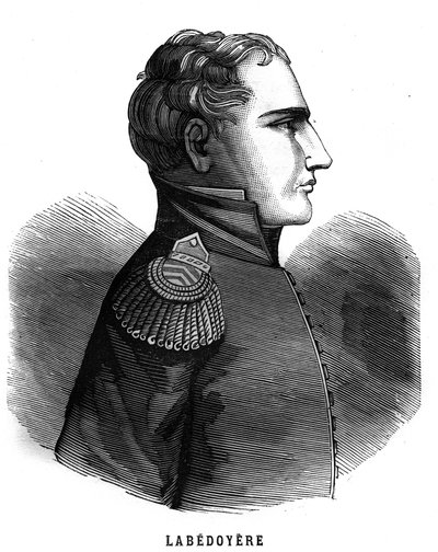 Porträt von Charles Angelique Francois Huchet de La Bedoyere (Labedoyere von French School