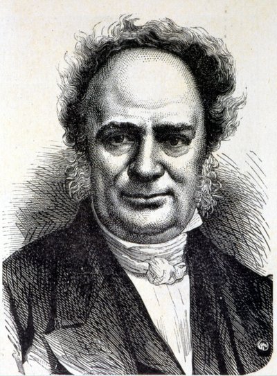 Porträt von Charles Frederic Kuhlmann (1803 - 1881) - im „Album der Wissenschaft; berühmte Gelehrte; Große Entdeckungen“ 1896. von French School