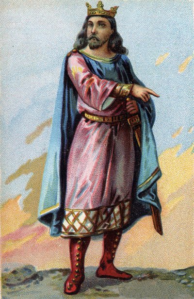 Porträt von Chlothar II., König der Franken (584-629) von French School
