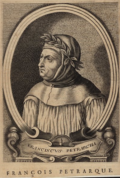 Porträt von Francesco Petrarca von French School