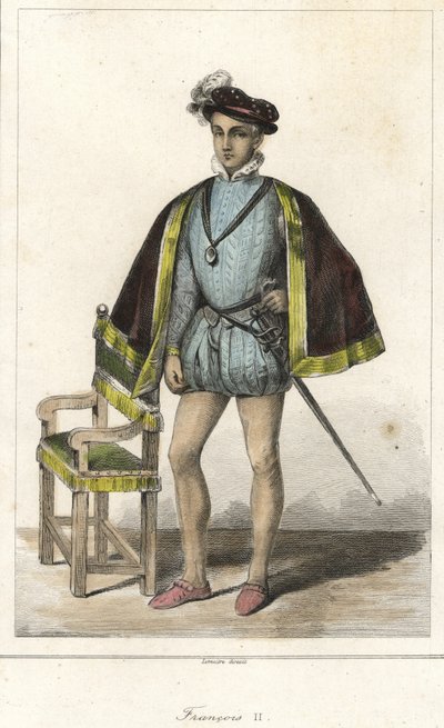 Porträt von Franz II. (1544 - 1560), König von Frankreich von French School