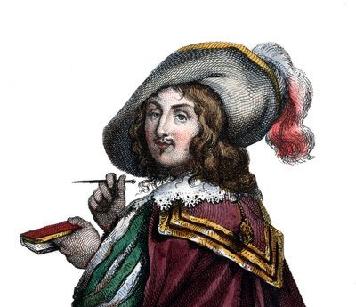 Porträt von Francois VI, Duc de La Rochefoucauld, Prinz de Marcillac (1613-1680), französischer Autor von French School