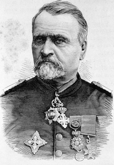Porträt von General Emmanuel - Félix de Wimpffen von French School