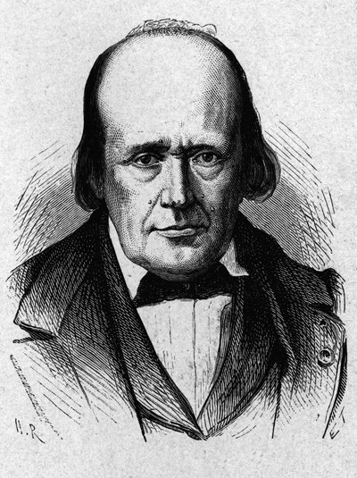 Porträt von Henri Milne-Edwards (1800 - 1885), französischer Physiologe - im „Album der Wissenschaft; berühmte Wissenschaftler; Große Entdeckungen“ 1896 von French School
