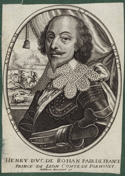Porträt von Henri de Rohan, Herzog von Rohan von French School