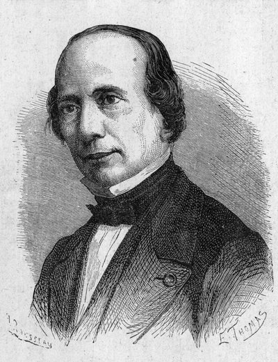 Porträt von J. Caselli, italienischer Physiker - im „Album der Wissenschaft; berühmte Wissenschaftler; Große Entdeckungen“ 1896. von French School