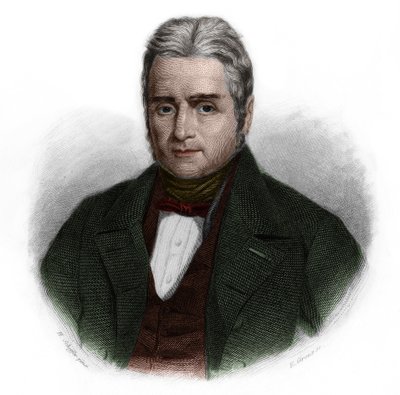 Porträt von Jacques Lafitte (1767-1844), französischer Politiker und Bankier. in „Book of Speakers“ von Louis de Cormenin Timon. 1842. Private Sammlung von French School