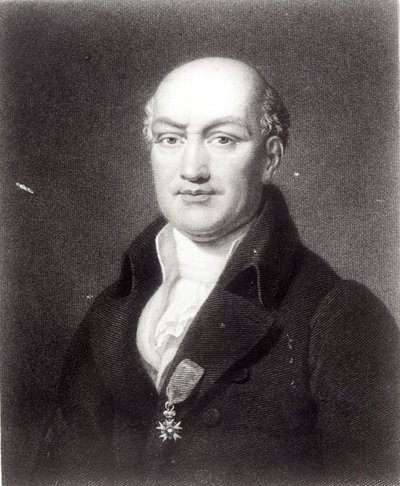 Porträt von Jean Baptiste Joseph Delambre (1749-1822) von French School