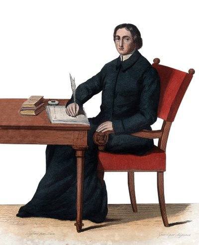 Porträt von Jean Baptiste Massillon (1663-1742), französischer katholischer Bischof und Prediger, Bischof von Clermont von French School