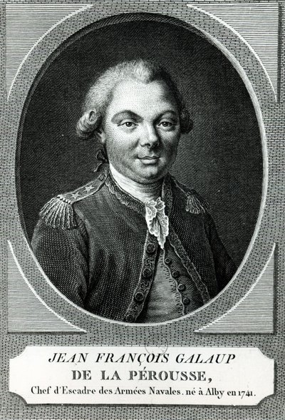 Porträt von Jean Francois Galaup de la Perouse (1741-88) von French School