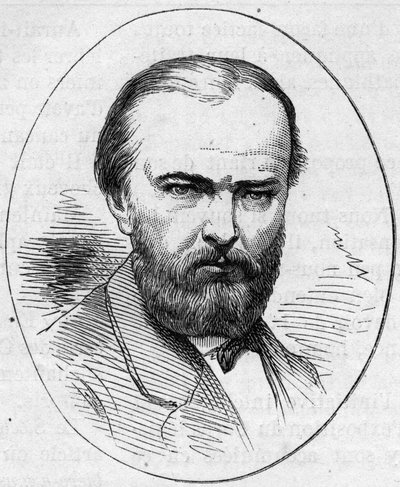 Porträt von Jean Jacques Henner (1829-1905), französischer Maler. Gravur in „Le Monde Illustré“ Nr. 890 vom 2. Mai 1874. von French School