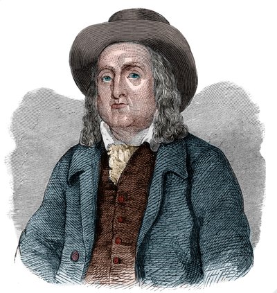 Porträt von Jeremy Bentham (1748-1832), englischer Philosoph, Ökonom und Jurist von French School