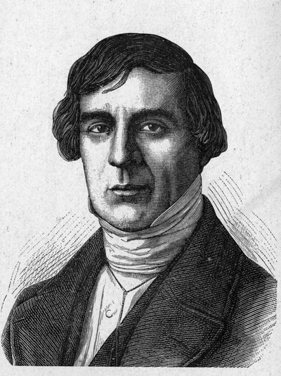 Porträt von Jules Barthélemy Saint-Hilaire (1805 - 1895), französischer Gelehrter und Politiker - im „Album der Wissenschaft; berühmte Wissenschaftler; Große Entdeckungen“ 1896. von French School