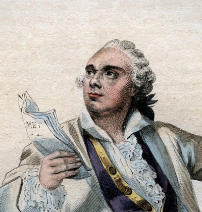 Porträt von Lekain (1729-1778), französischer Schauspieler von French School