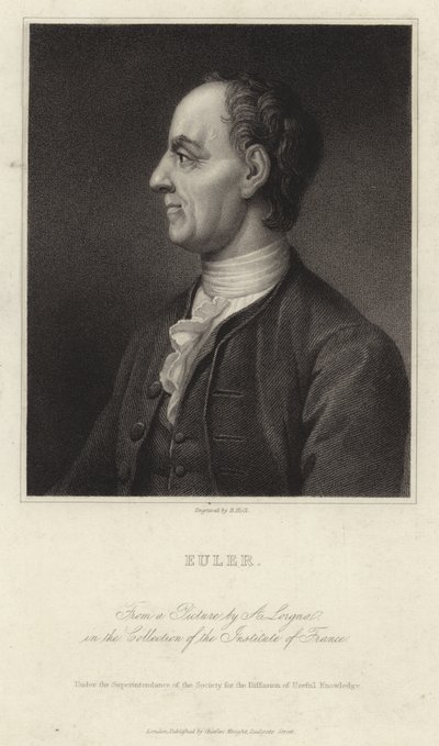 Porträt von Leonhard Euler von French School