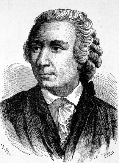 Porträt von Léon (Leonhard) Euler (1707 - 1783), Schweizer Mathematiker - in „Album der Wissenschaft; berühmte Wissenschaftler; Große Entdeckungen“ 1896 von French School
