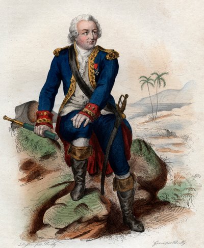 Porträt von Louis Antoine, Comte de Bougainville (1729-1811), französischer Admiral und Entdecker von French School