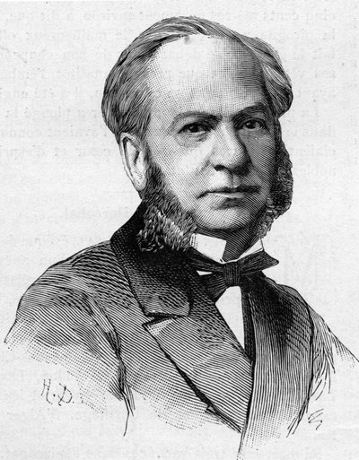 Porträt von Louis Brandus (gestorben 1887), berühmter Musikverleger des 19. Jahrhunderts. von French School