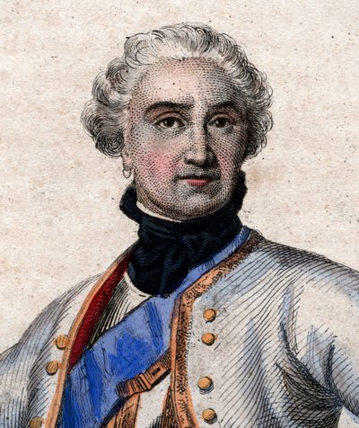 Porträt von Maurice de Saxe (1696-1750), deutscher Militär im französischen Dienst und Marschallgeneral von Frankreich von French School