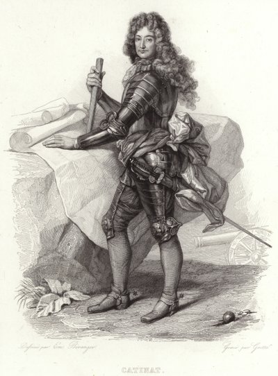 Porträt von Nicolas Catinat von French School