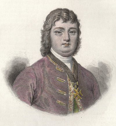 Porträt von Nicolas Roze dit le Chevalier Roze (1675-1733), französischer Militär und Gouverneur. in 