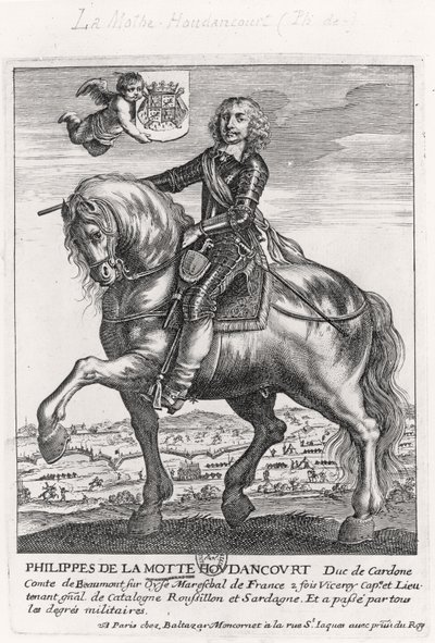 Porträt von Philippe de La Mothe Houdancourt (1605-57) von French School