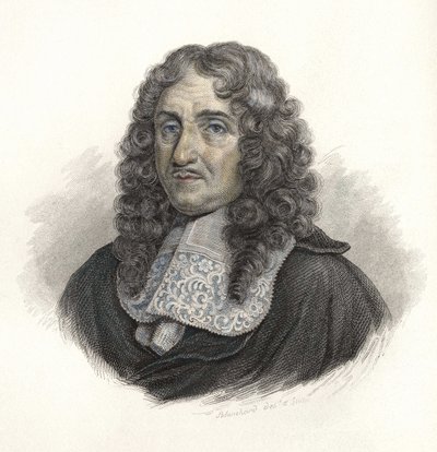 Porträt von Pierre Paul de Riquet (1604-1680), französischer Ingenieur. in „Portraits des Hommes Useful“ von French School