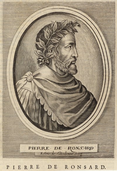 Porträt von Pierre de Ronsard von French School