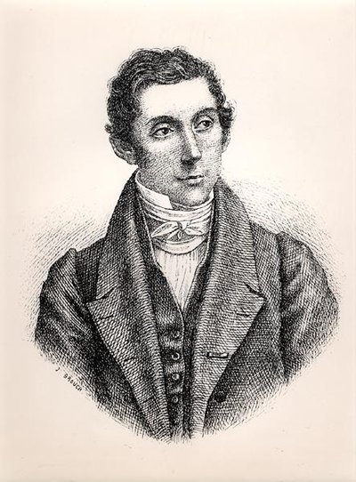 Porträt von Rene Caillie (1799-1838) (Gravur) von French School