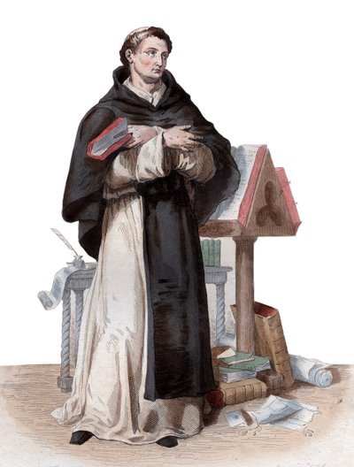 Porträt von Saint Bernard de Clairvaux von French School