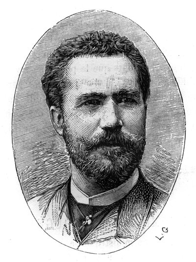 Porträt von Sebastian Julian Gayarre Garjon (1844-1890), spanischer Tenor. Gravur in „Le Monde Illustré“, 20. März von French School