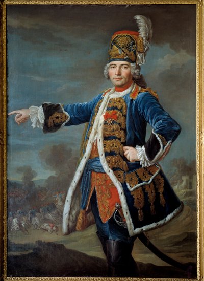 Porträt von Simon Claude de Grassin de Glatigny (? -1776) von French School