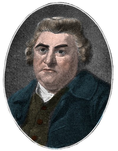 Porträt von Thomas Warton (1728-1790), englischer Literaturhistoriker, Kritiker und Dichter. 19. Jahrhundert. von French School