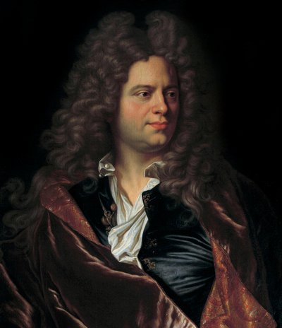 Porträt des französischen Schriftstellers Jean de La Bruyere (1645-1696) von French School