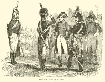 Übergabe der Säbel (Gravur) von French School