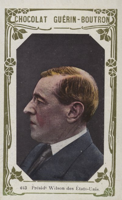 Präsident Wilson der Vereinigten Staaten von French School