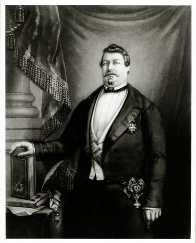 Prinz Lucien Murat als Großmeister des Grand Orient de France, ca. 1855 von French School