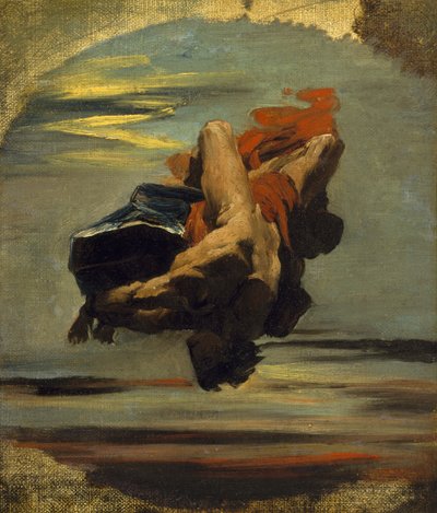 Prometheus fällt vom Felsen von French School