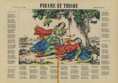 Pyramus und Thisbe von French School