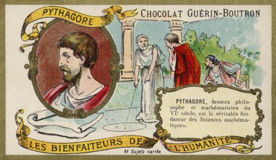 Pythagoras, antiker griechischer Philosoph und Mathematiker von French School