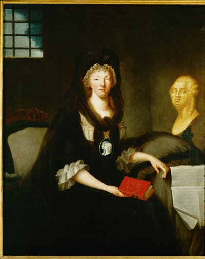 Königin Marie Antoinette in der Conciergerie eingesperrt von French School