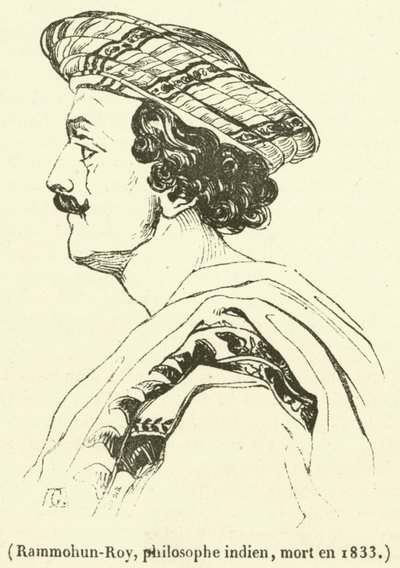 Rammohun-Roy, indischer Philosoph, gestorben 1833 von French School