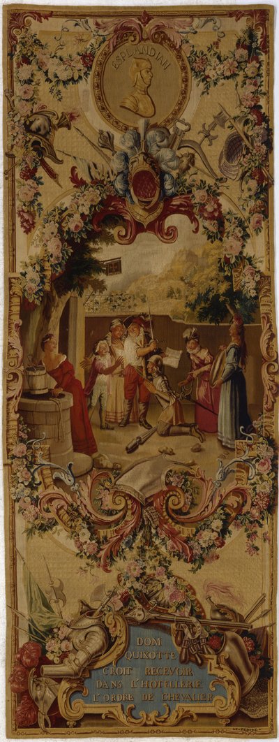 Regence-Gobelins-Tapisserie mit der Geschichte von Don Quixote, 1717-18 von French School