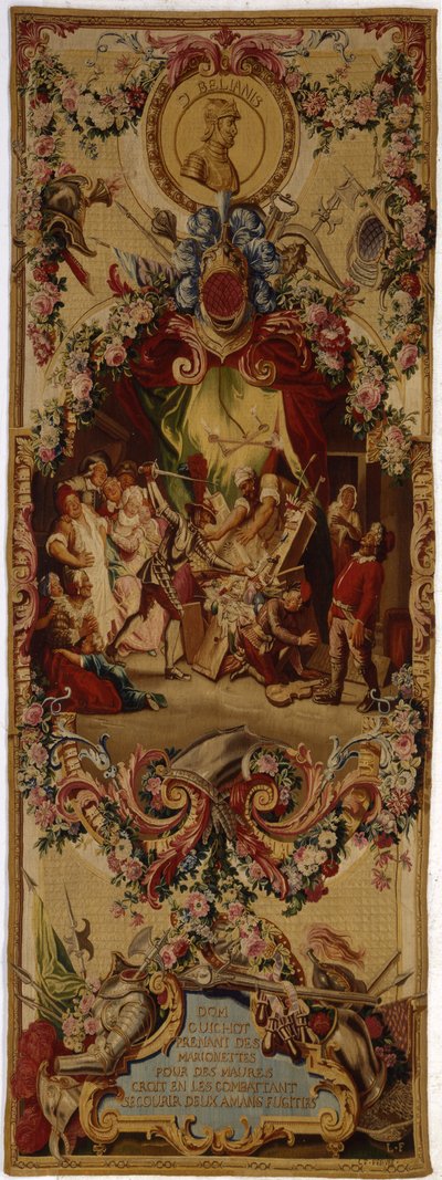 Regence Gobelins Wandteppich mit der Geschichte von Don Quixote, 1717-18 von French School