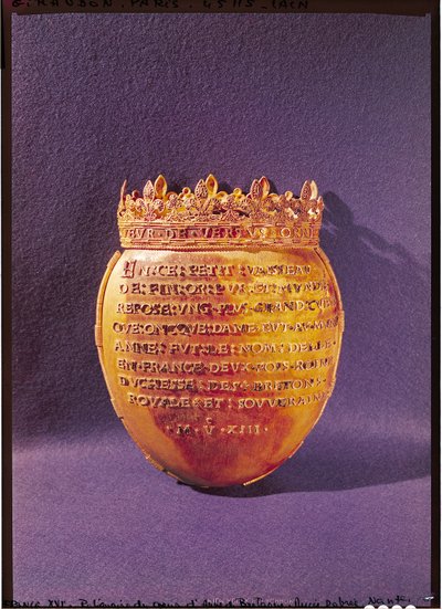 Reliquiar des Herzens von Anne de Bretagne (1477-1514) Herzogin der Bretagne, 1514 von French School