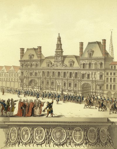 Überprüfung der Wachen der Stadt Paris von French School