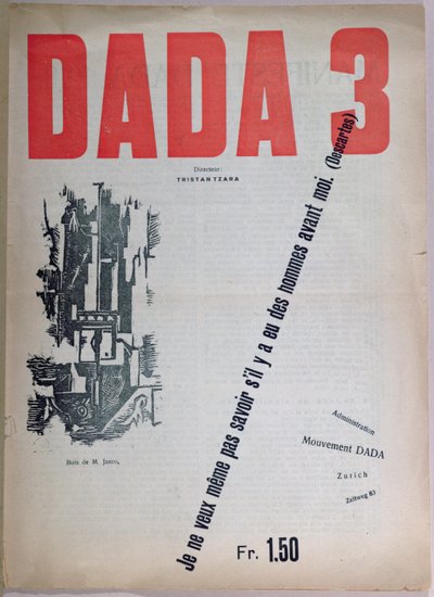 Revue Dada Nr. 3, Dezember 1918 von French School