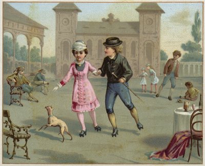 Rollschuhlaufen von French School