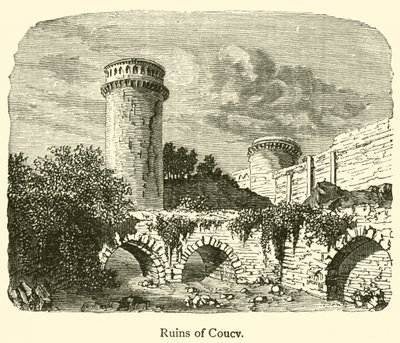 Ruinen von Coucy von French School